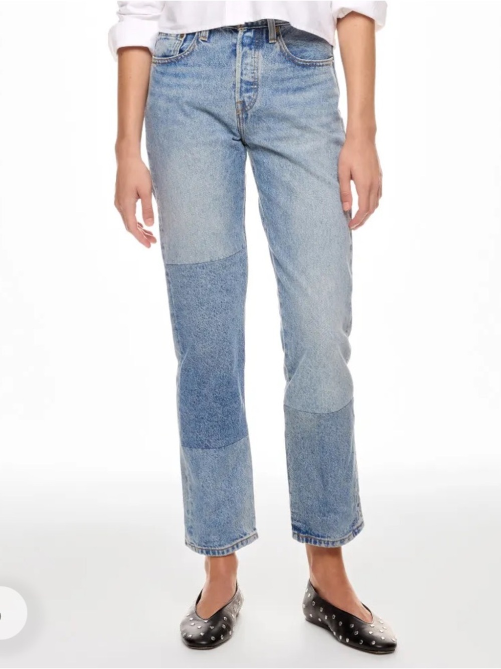 Levi's Two-Tone Blue Straight Leg Jeans Size 31